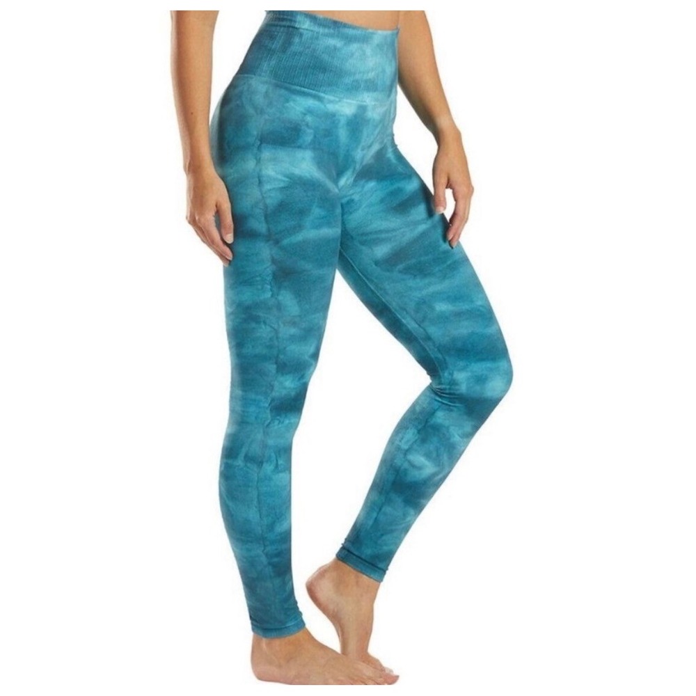 Free People FP Movement Good Karma High Rise Tie Dye Leggings‎ Blue Size S/M